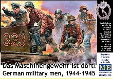 MB35218 1/35 German military men, 1944-1945. Das Maschinengewehr ist dort