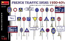 MI35645 1/35 French Traffic Signs 1930-40s