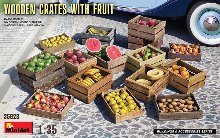 MI35628 1/35 Wooden Crates with Fruit