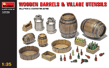 MI35550 1/35 Wooden Barrels/ Village Utensils