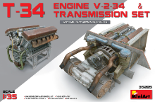 MI35205 1/35 T-34 ENGINE V-2-34 / TRANSMISSION