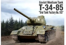 A13554 1/35 Soviet Medium Tank T-34/85 Ural Tank Factory No.183
