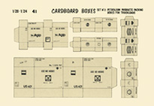VP0041 Cardboard Boxes / Petroleum Brands