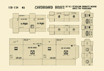 Cardboard Boxes / Petroleum Brands