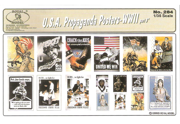 RM284 1/35 USA Propaganda Posters WWIIpart3
