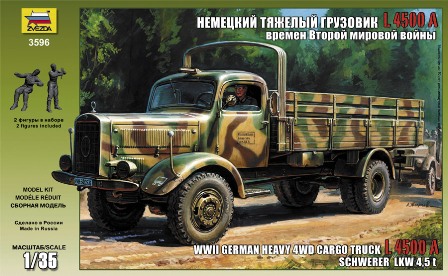 1/35 Heavy German Cargo Truck L 4500 S
