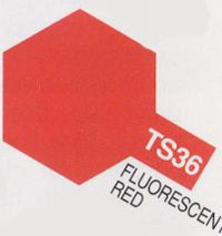TS-36 FLUORESCENT RED