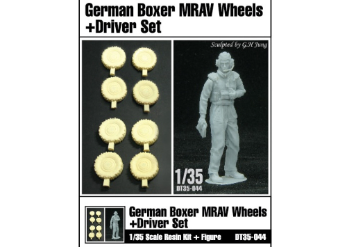 1/35 German Boxer MRAV Wheels+ Driver Set