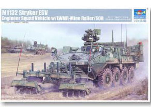TRU01574 1/35 M1132 Stryker Engineer Squad Vehicle w/LWMR-Mine Roller/SOB