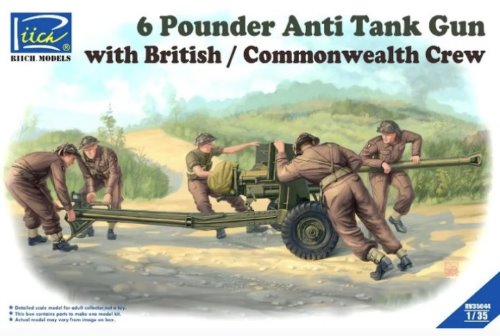 RV35044 1/35 6 Pounder Anti Tank Gun with British / Commonwealth Crew