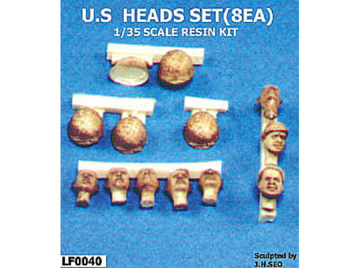 LF0040 1/35 US Heads Set WWⅡ (8EA)