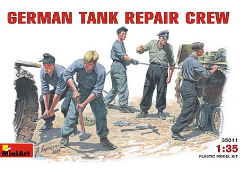 MI35011 1/35 German tank repair crew