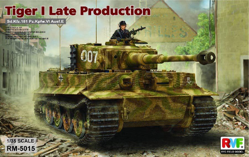 RM5015 1/35 Tiger I Late Production w/Workable Tracks