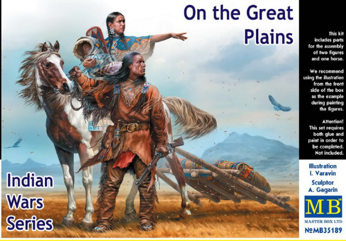 MB35189 1/35 On the Great Plains. Indian Wars Series