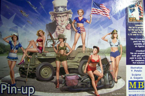 MB35183 1/35 Pin-up (6 Figures)