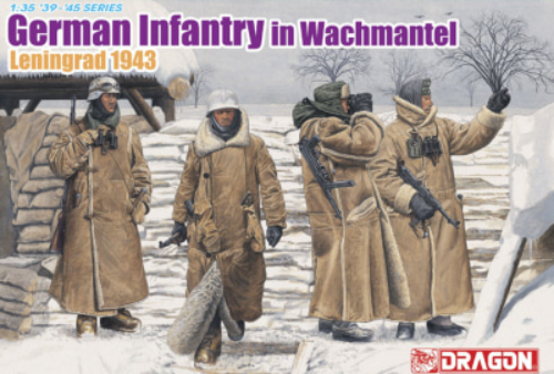 DR6518 1/35 German Infantry in Wachtmantel, Leningrad 1943