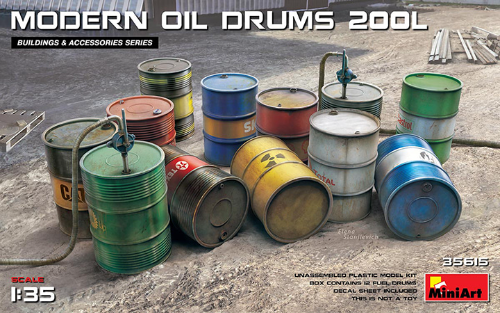 MI35615 1/35 Modern Oil Drums 200L