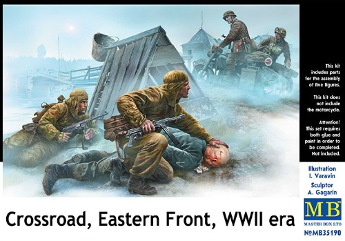 MB35190 1/35 Crossroad. Eastern front, WWII Era