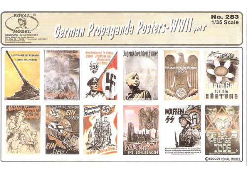 RM283 1/35 German Propaganda Posters WWIIpart3