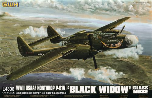 L4806 1/48 WWII USAAF Northrop P-61A Black Widow Glass Nose