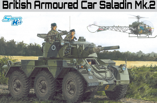 DR3554 1/35 British Armored Car Saladin Mk.2
