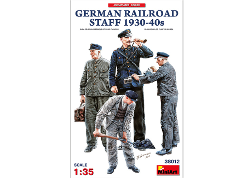 MI38012 1/35 German Railroad Staff 1930-40s