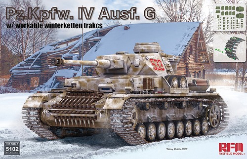 RM5102 1/35 Pz.Kpfw. IV Ausf. G w/ workable winterketten trakcs