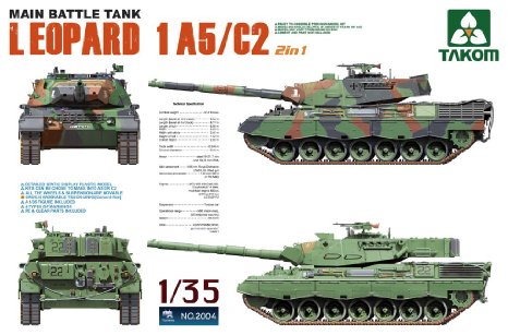 1/35 Main Battle Tank Leopard 1 A5/C2