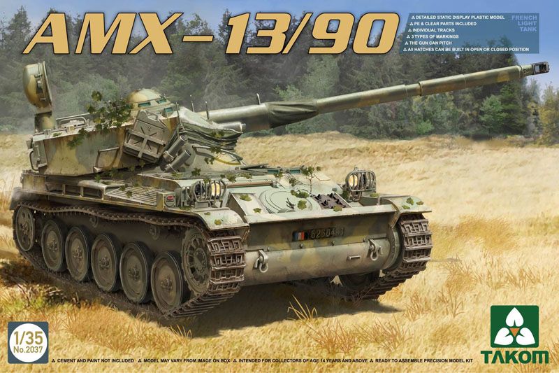 1/35 French Light Tank AMX-13/90