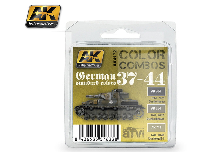 Combos German Standard 37-44- Acrylic Paint Set (3 Colors)