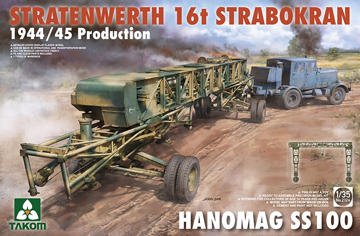 1/35 Stratenwerth 16t Strabikran 1944/45 V-2 Rocket-Hanomag