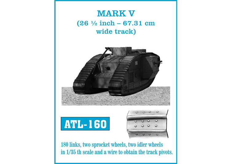 160번 1/35 MARK V. (26 1/2 inch - 67.31 cm wide track)