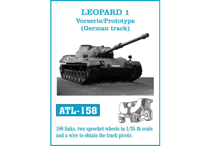 158번 1/35 Leopard 1 Tracks (Diehl D139E2)
