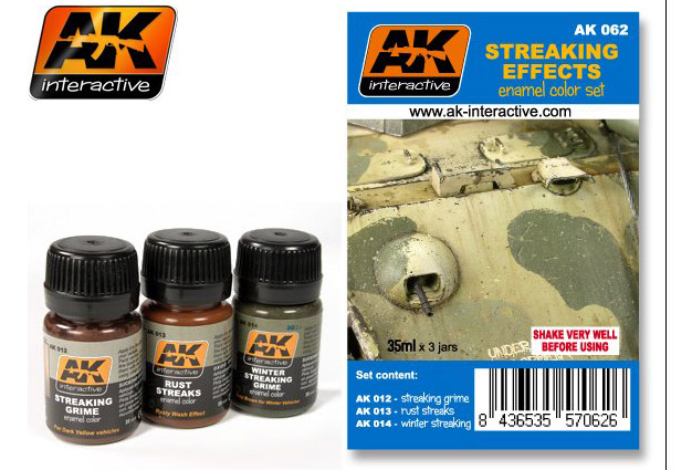 AK062 Streaking Effects Set (3x35mL)