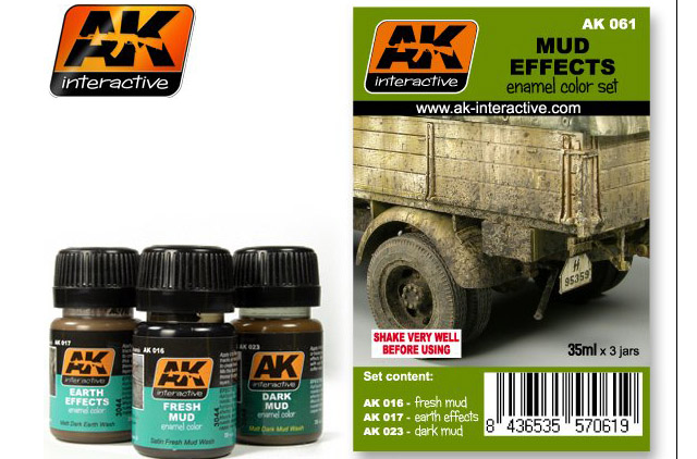 AK061 Mud Set (3x35mL)