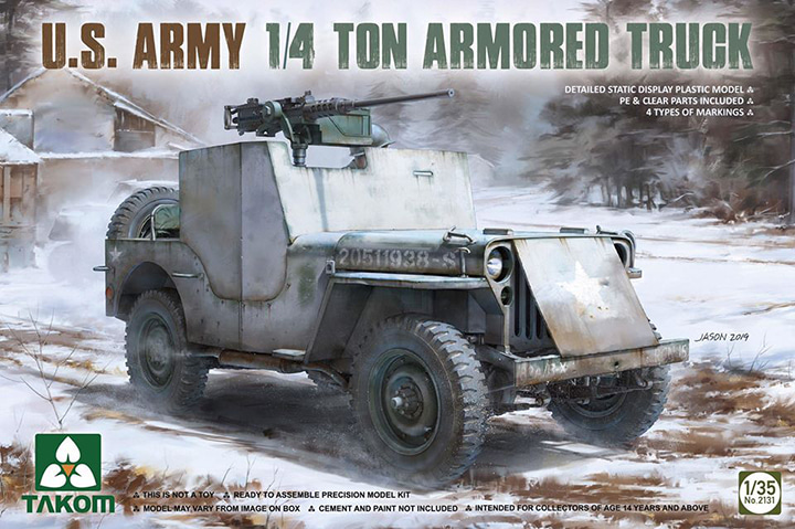 1/35 U.S. Army 1/4 ton armor truck
