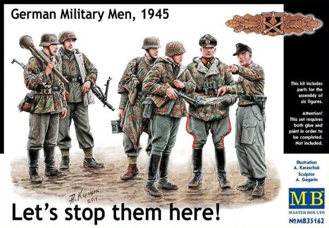 1/35 German military men 1945 Let\&#039;s stop them here.