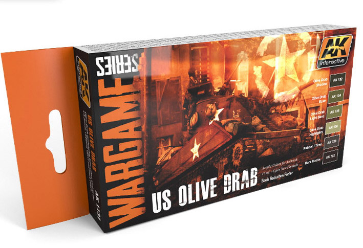 US Olive Drab Set (Wargame Series)