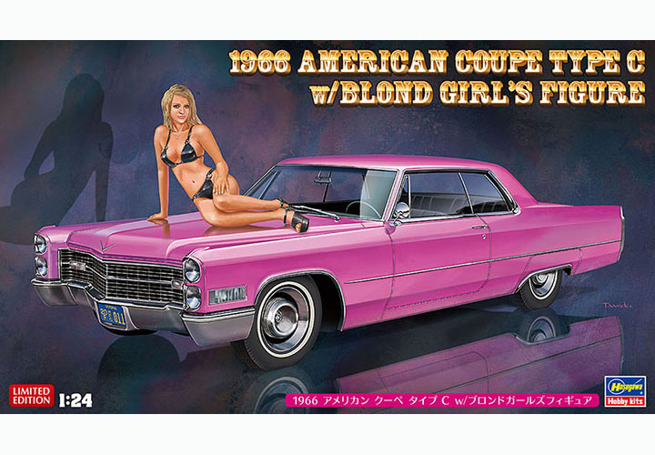 1/24 SP432 1966 American Coupe Type C w/Blond Girls Figure