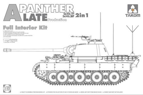 1/35 Sd.Kfz.171 Panther A Late Production w/ full interior Kit