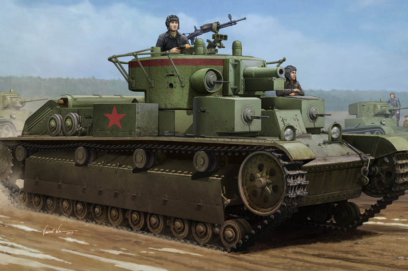 1/35 Soviet T-28 Medium Tank (Welded)