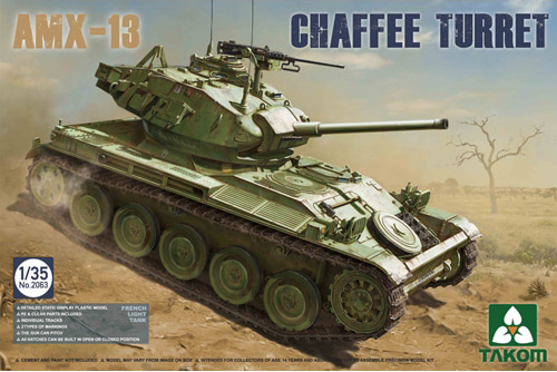 1/35 French Ligh Tank AMX-13/105 Chaffe Turret in Algerian War (1954-1962)