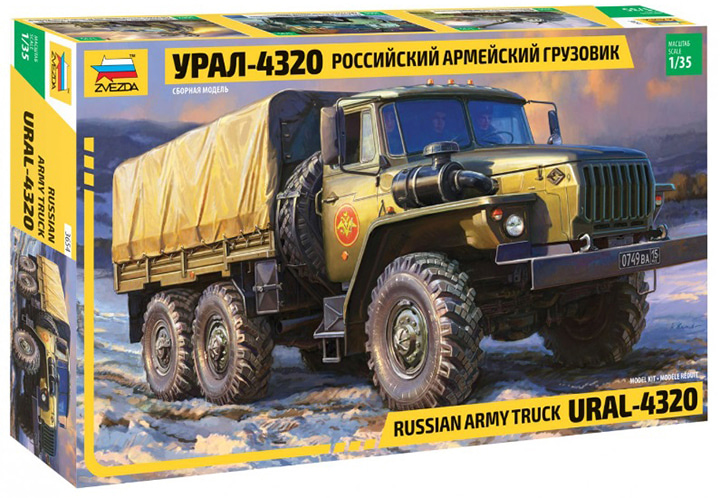 ZV3654 1/35 Russian ARMY Truck URAL-4320