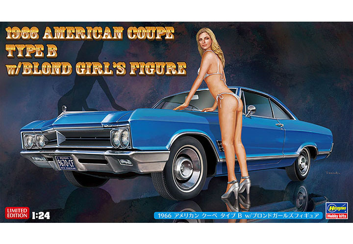 1/24 1966 American Coupe Type B w/Blond Girls Figure