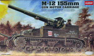 A13268 1/35 M-12 155mm Gun Motor Carriage