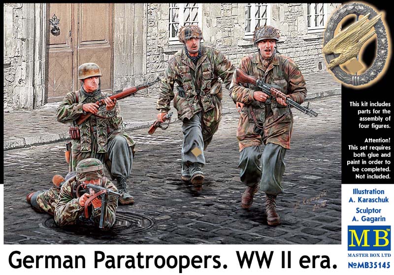 1/35 German Paratroopers. WW II er