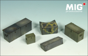 1/35 STORAGE BOXES FOR LATE PZ III VARIANTS