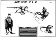 1/35 Ammo Belts cal .30 &amp; .50