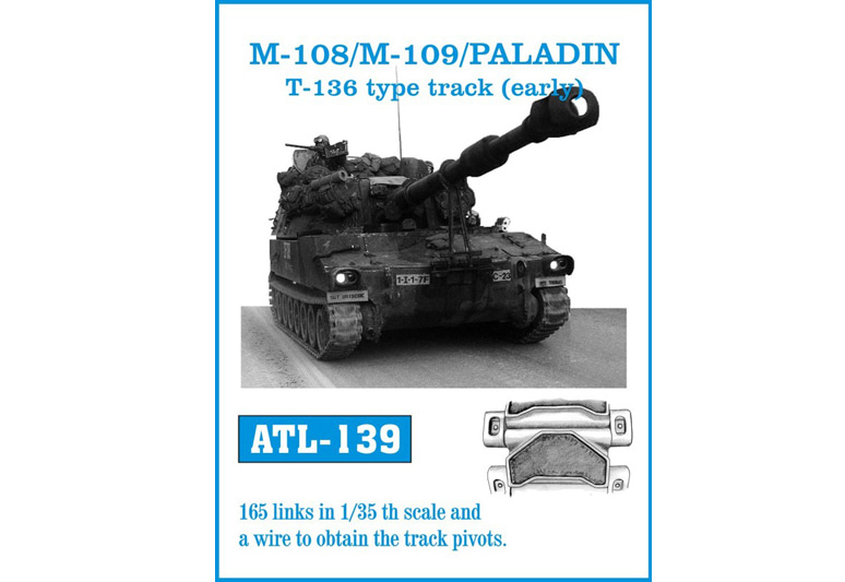 139번 M-108/M109 /PALADIN T-136 type track (early