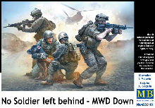 MB35181 1/35 No Soldier left behind - MWD Down (4 Figures/ Dog)